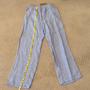 NWT: Jcrew Linen Pants - XS French Blue